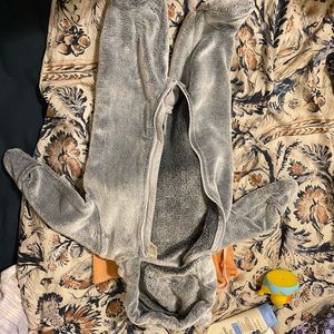 Fuzzy baby bear suit